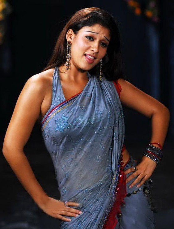 actress nayanthara in saree 03 Nayanthara Hot Photos in Saree