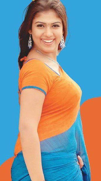 actress nayanthara in saree 04 Nayanthara Hot Photos in Saree