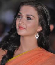 amy-jackson-hot-stills-in-transparant-saree-10