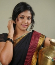 anjali-beautiful-photo-stills-in-black-saree-29