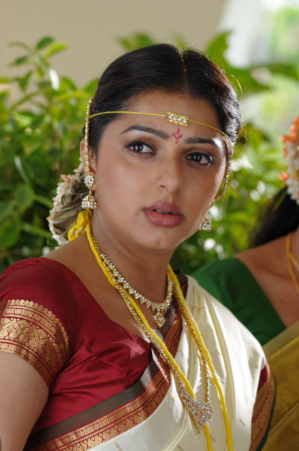 Tina Kakkar in a Shyamal and Bhumika silk organza saree with shimmer  sequins & subtle gold