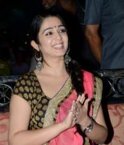 charmi-saree-stills-at-potugadu-audio-launch-1
