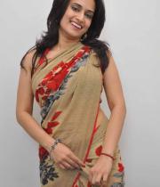 Chinmayi Ghatrazu Unseen Hot Saree Stills In Lovely Triple Platinum Disc Event Gallery