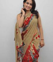 Chinmayi Ghatrazu Unseen Hot Saree Stills In Lovely Triple Platinum Disc Event Gallery