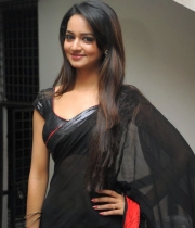 shanvi-hot-in-black-saree-photos-4