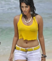 Sizzling Hot Actress Shraddha Das Online Unseen Beach Hot Bikini Photos