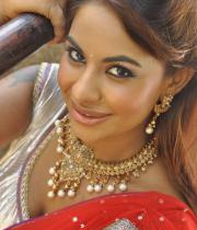 srilekha-hot-stills-in-redsaree-05