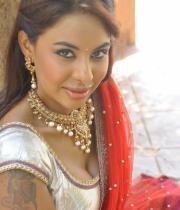 srilekha-hot-stills-in-redsaree-09