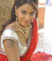 srilekha-hot-stills-in-redsaree-13
