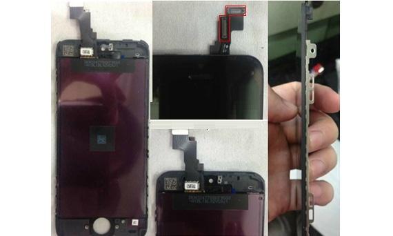Front panel and innards of the iPhone 5C leak