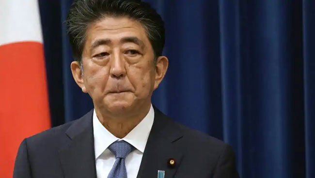 Japan PM Announces His Resignation At A Press Conference