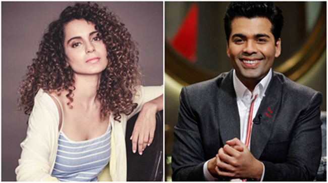 Kangana Ranaut takes potshots at Karan Johar over Gunjan Saxena film