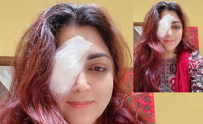 Eye Injury To Veteran Actress Khushbu