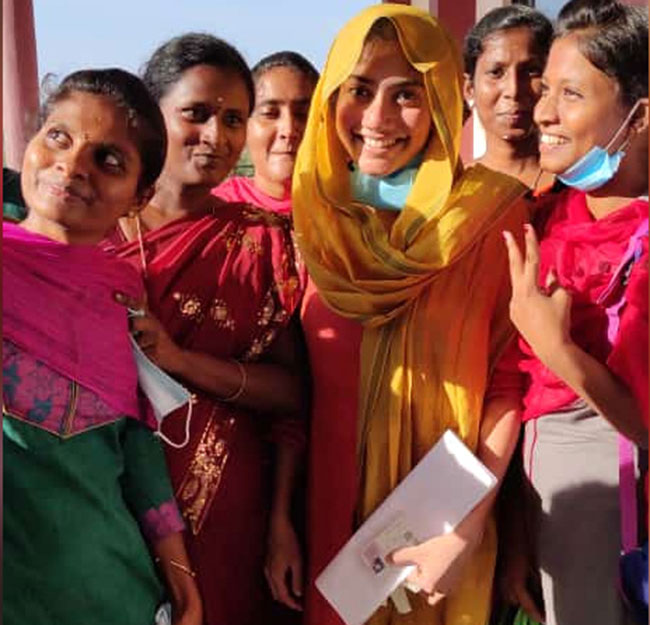 Fidaa Beauty Attends Examination