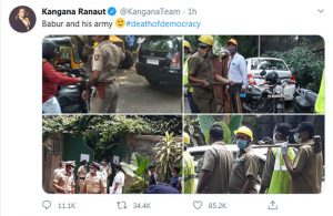 Maha Govt. Demolishing Kangana’s House