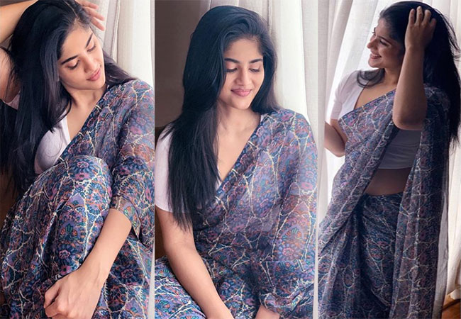 చీర కట్టులో వావ్ మేఘా