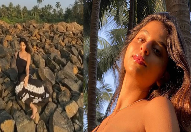 Suhana Stuns With A Terrific Pose On The Rocks!