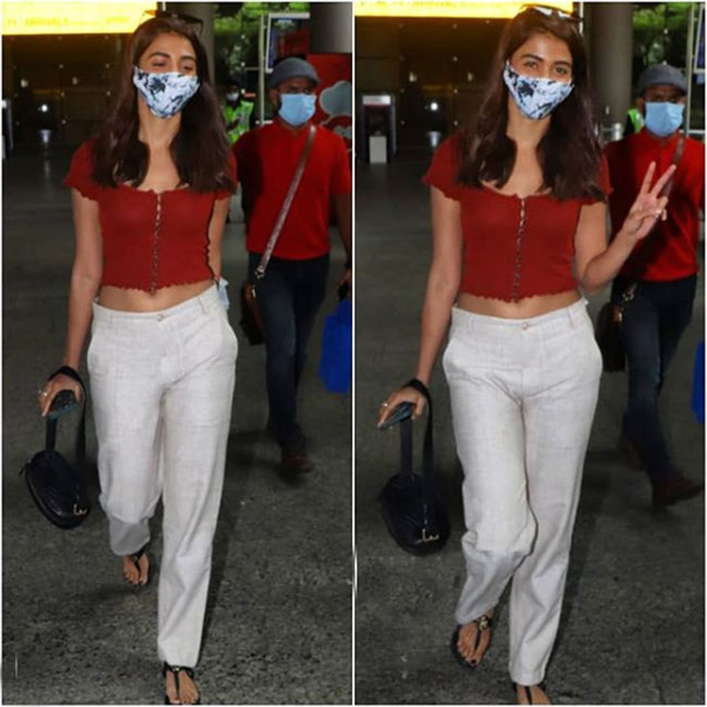 `బుట్ట బొమ్మ` ఫార్మల్ స్టైల్ కి ఎయిర్ పోర్ట్ షేక్!