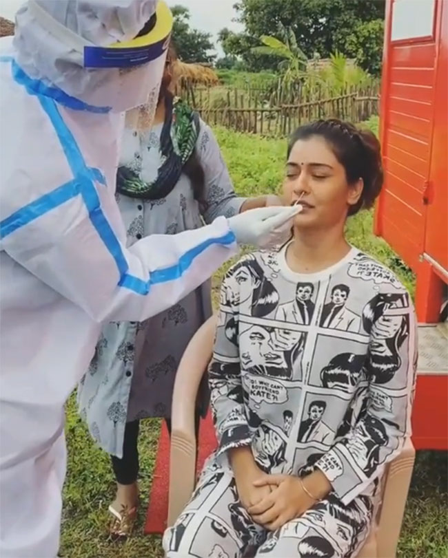 కరోనా టెస్ట్ కు ఏడ్చేసిన పాయల్