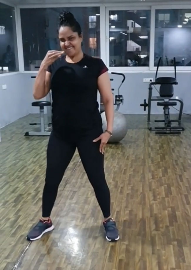 Pragathi Impressed With Her Dance Moves Yet Again