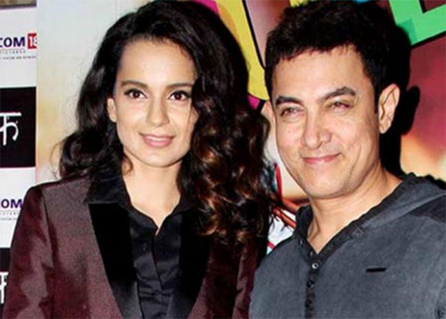 ఈసారి అమీర్ ఖాన్ ని టార్గెట్ చేసిన బాలీవుడ్ ఫైర్ బ్రాండ్..!