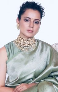 Kangana Shines In Green Saree For Her Brother’s Pre-Wedding Celebrations!