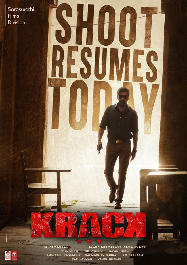 ‘క్రాక్’ ఫైనల్ షెడ్యూల్ స్టార్ట్ చేసిన మాస్ మహారాజా…!