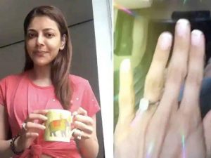 Newly Engaged Kajal Show Off Her Ring!