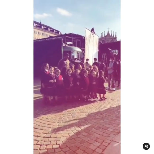 Prabhas With Adorable Italian Kids!