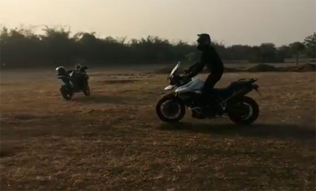 రేస్ బైక్ మీద హీరో నవదీప్ అడ్వెంచర్