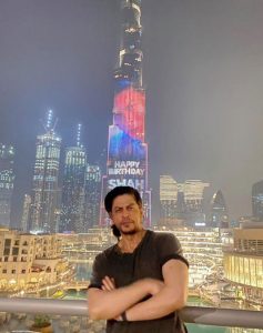 Burj Khalifa Lights Up With A Birthday Wish For King Khan