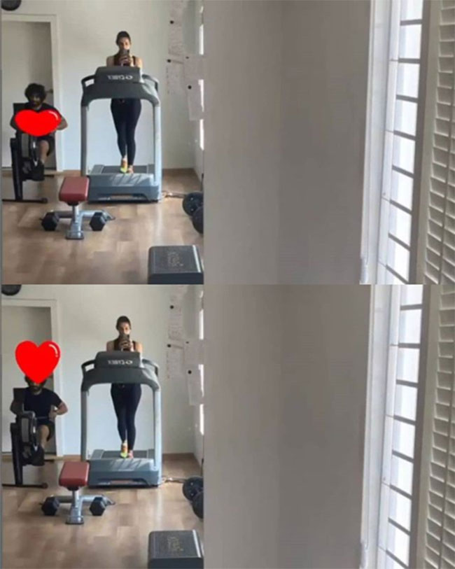 జిమ్ లో కూడా జంటగానే స్టైలిష్ కపుల్