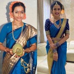Niharika Konidela Surprises Everyone By wearing Her Mother’s Engagement saree