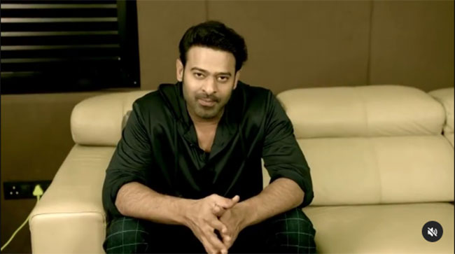 Prabhas Promotes Cinema Viewing In Big Screens!