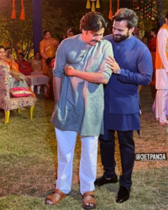 Sai Tej Shares A Candid Moment With His Uncle Pawan!