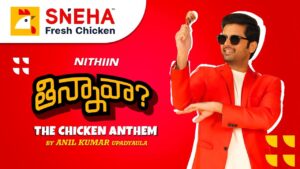 Nithiin’s Entertaining Endorsement For ‘Sneha Chicken’!