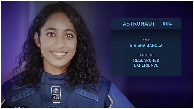 అంతరిక్షం లోకి మన ‘గుంటూరు అమ్మాయి’.. ఇండియా నుండి రెండో మహిళ ! అంతరిక్షం లోకి మన ‘గుంటూరు అమ్మాయి’.. ఇండియా నుండి రెండో మహిళ !