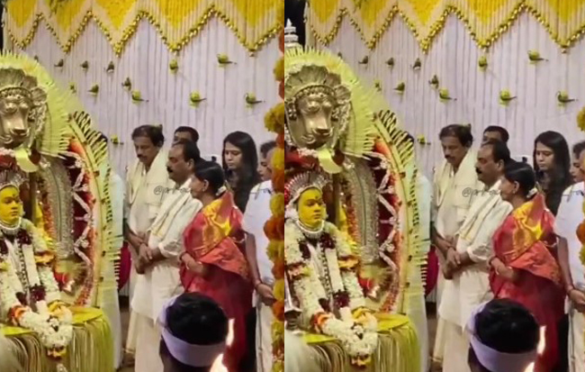 భూతకోల వేడుకలో అనుష్క ఏం చేస్తోందో చూశారా?